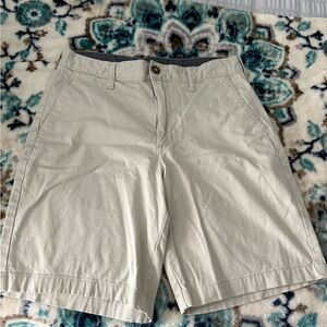 George Tan Flat Front Relaxed Fit Shorts
